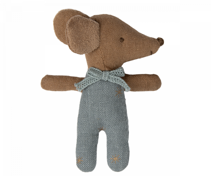 Babymaus "Sleepy/Wakey" in Streichholzschachtel – Blau – Bild 4
