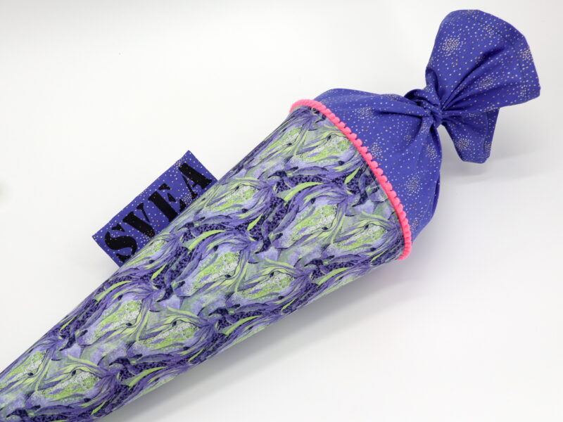 Schultüte "Dream Horse Purple" mit Namen