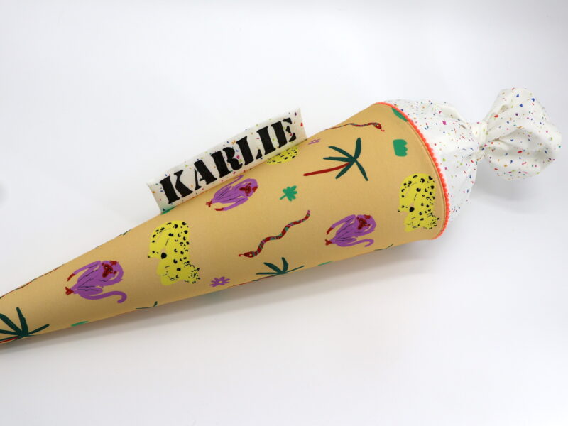 Schultüte "Dschungel - judithmachtdas" mit Namen – Bild 2
