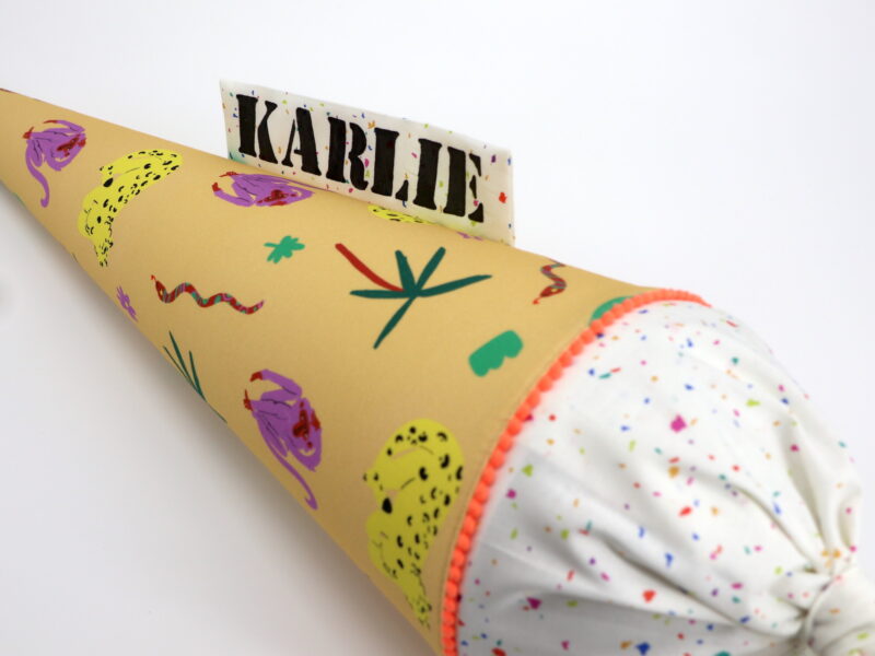 Schultüte "Dschungel - judithmachtdas" mit Namen – Bild 4