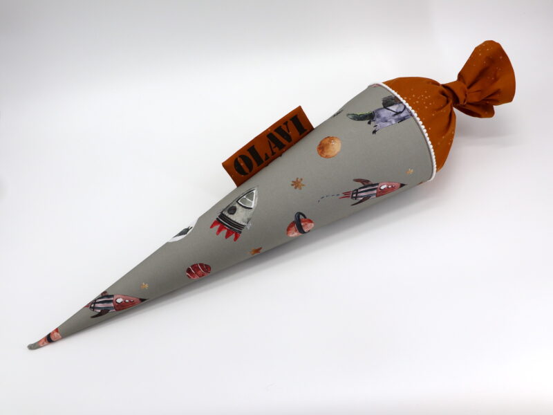 Schultüte "SPACE - Halfbird" mit Namen – Bild 2