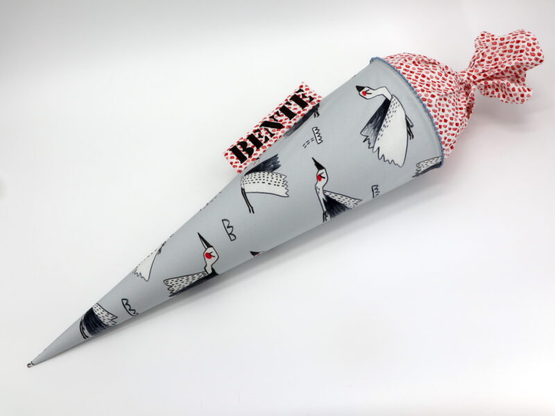 Schultüte "Kraniche - Halfbird" mit Namen – Bild 2