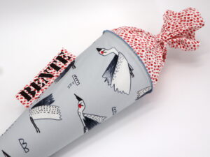 Schultüte "Kraniche - Halfbird" mit Namen