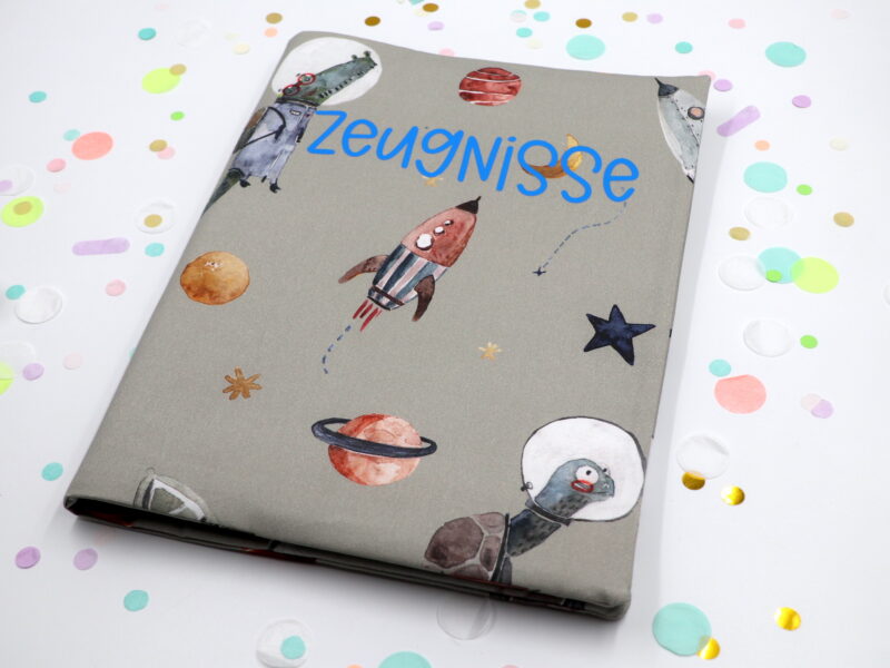 Personalisierte Zeugnismappe "Space - Halfbird" – Bild 5