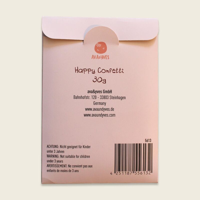 Konfetti "Happy Confetti" – Rosa / Gold – Bild 2