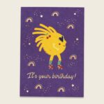 Ava&Yves - Postkarte Sunny mit Goldfolie – It’s your Birthday Ava&Yves - Postkarte Sunny mit Goldfolie – It’s your Birthday
