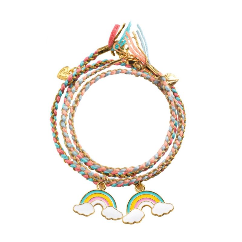 Schmuck basteln: Regenbogen – Bild 3
