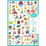 Djeco - Stickerbögen: 1000 Sticker für die Kleine