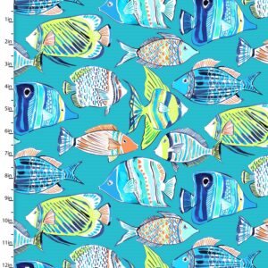 3 wishes fabrics - Sandsational - Turquoise