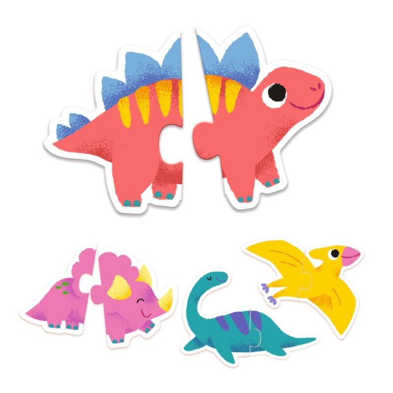 Lernspiel "Puzzle Duo" – Dinos – Bild 2
