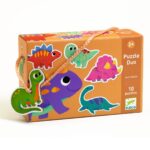 Djeco - Lernspiel: Puzzle duo: Dinos