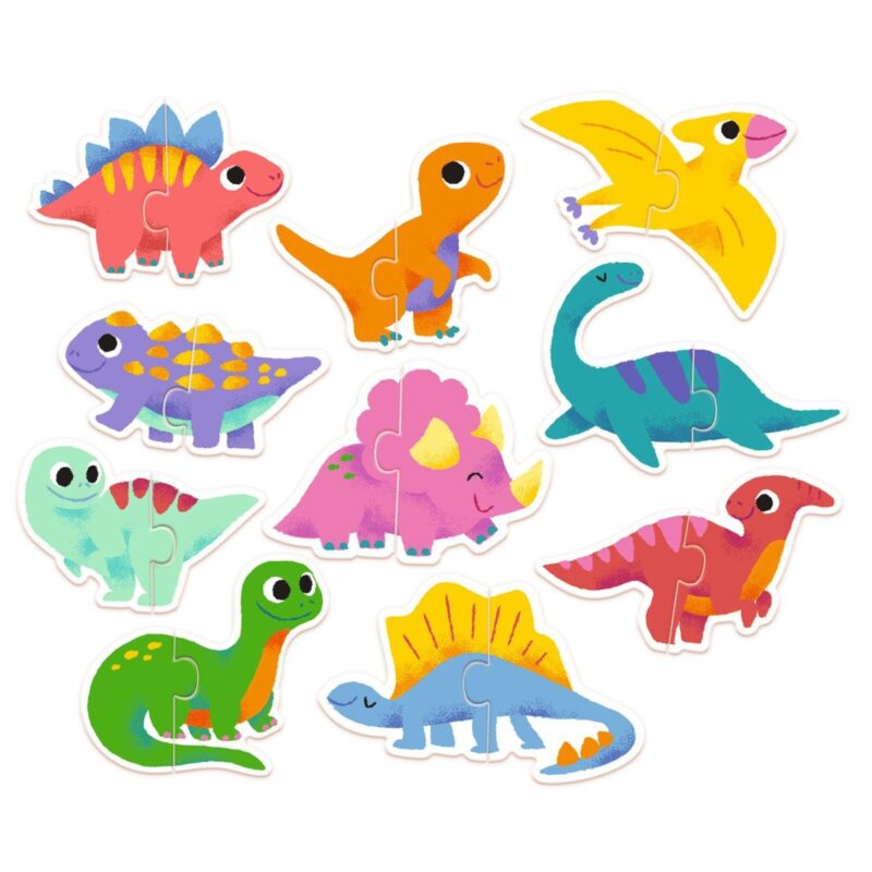 Lernspiel "Puzzle Duo" – Dinos – Bild 3