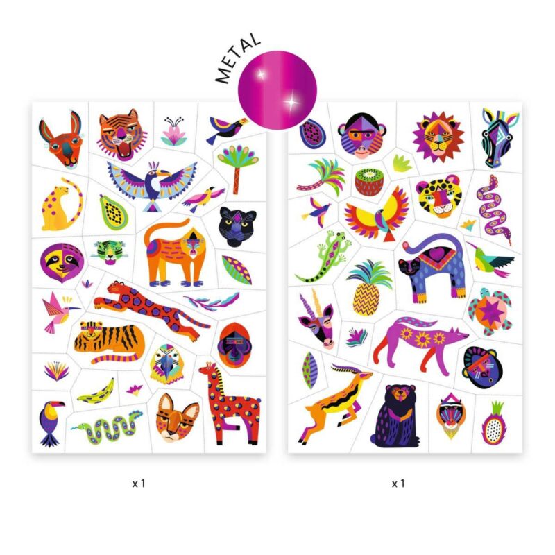 Tattoo Set mit 2 Bögen - Wilde Schönheit – Bild 2