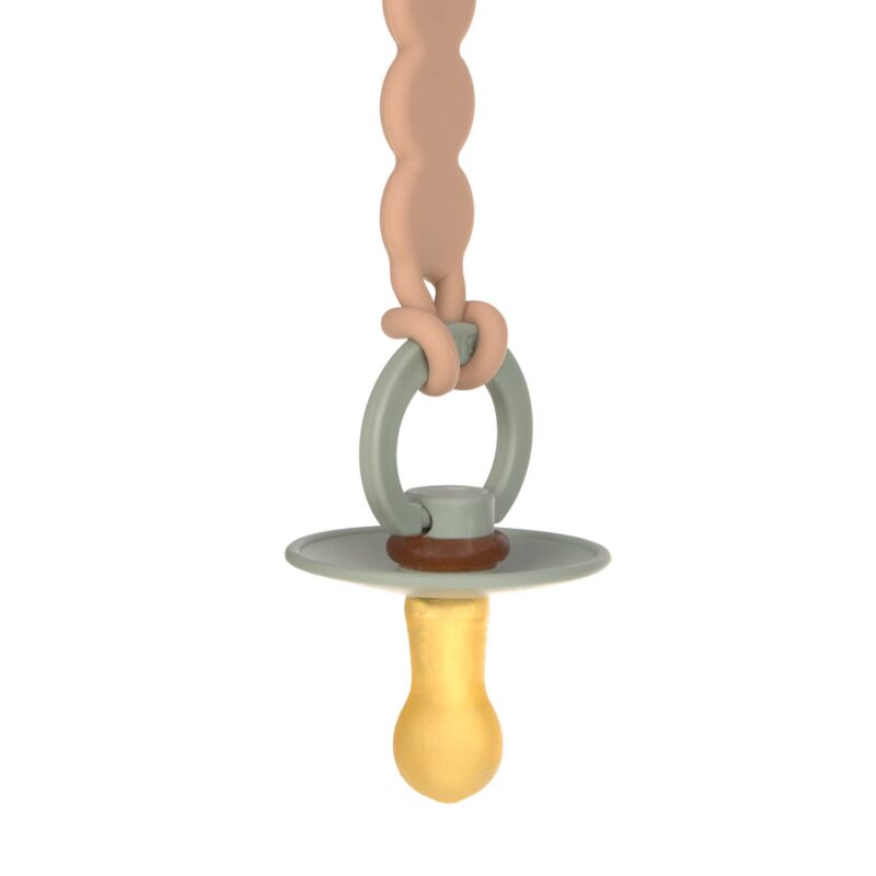 Schnullerkette aus Silikon "Tiny" - Smile / Ahorn – Bild 4