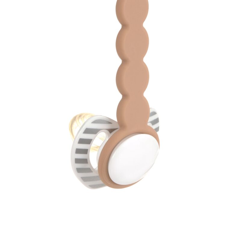 Schnullerkette aus Silikon "Tiny" - Smile / Ahorn – Bild 5