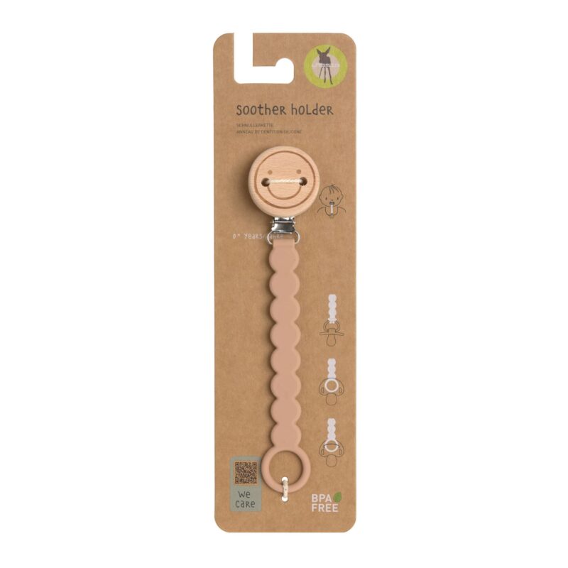 Schnullerkette aus Silikon "Tiny" - Smile / Ahorn – Bild 7