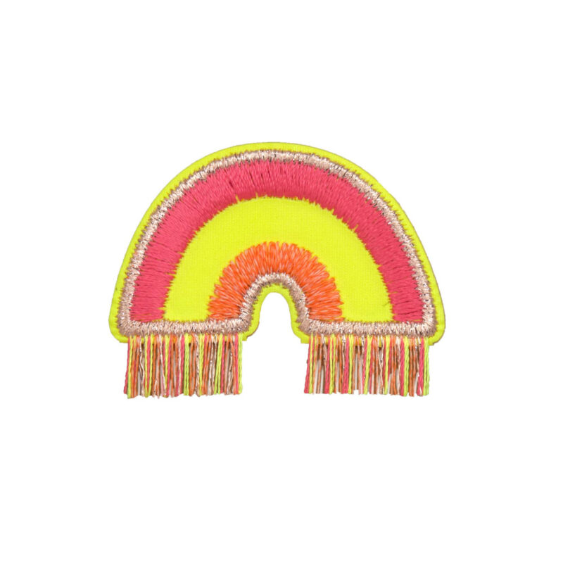Gewebte Applikation "Stick On" im 3er Set – Wal Pink – Bild 4