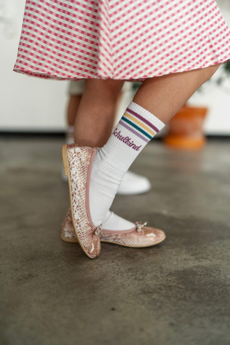 Socken Schulkind pflaume Größe 35 - 38 – Bild 4