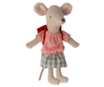 Maileg - Dreiradmaus Große Schwester Rot
