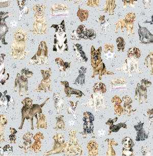 Maywood Studio - Whiskers & Paws - Dogs grey