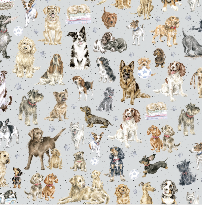 Maywood Studio - Whiskers & Paws - Dogs grey