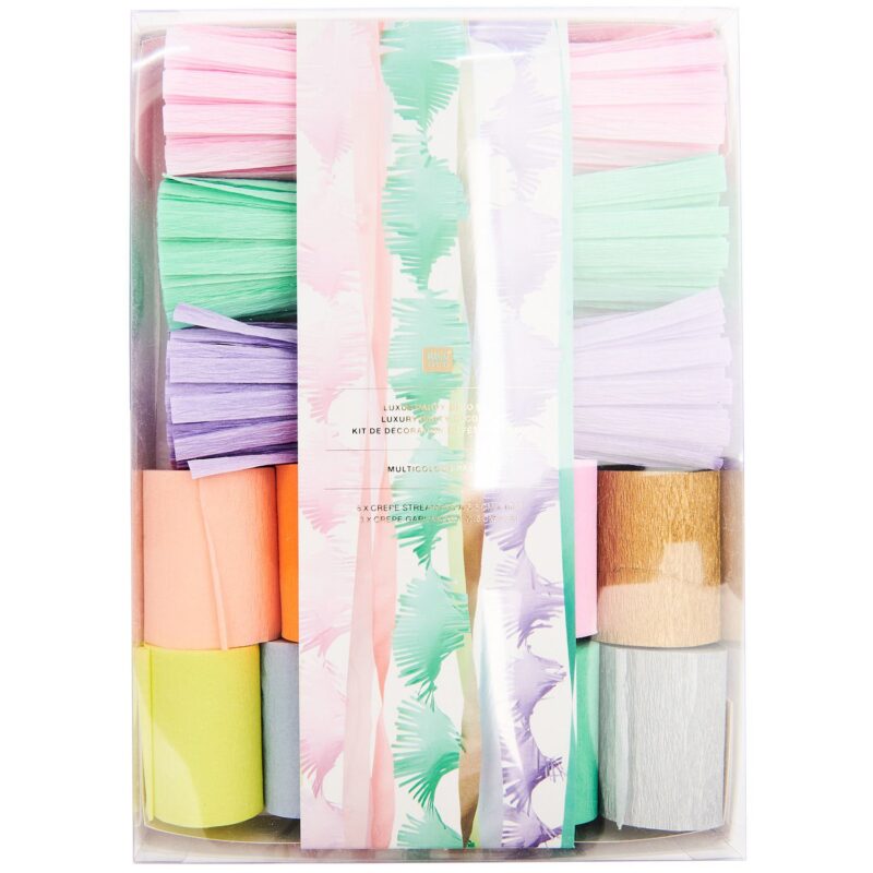 Girlanden "Luxus Party" Deko-Set – Pastell – Bild 2