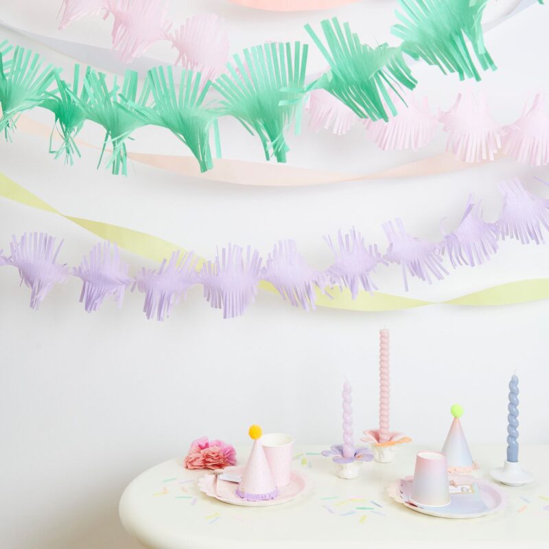 Girlanden "Luxus Party" Deko-Set – Pastell – Bild 4