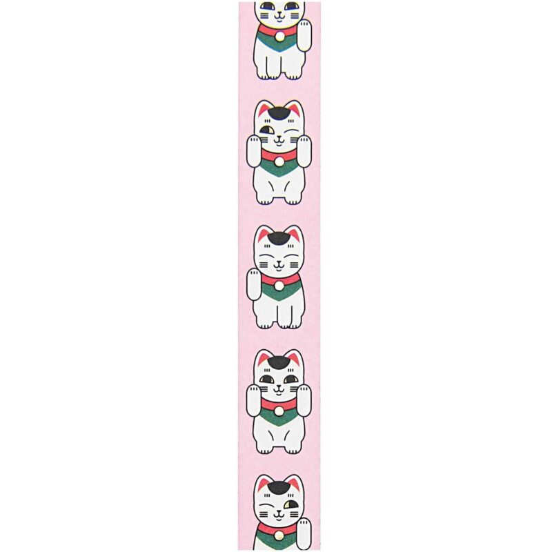 Tape "Jardin Japonaise Kois" – Winkekatze 1,5CM 10M – Bild 3
