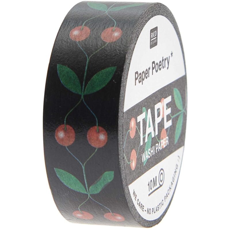 Tape "Kirschen" – Schwarz 15MM 10M – Bild 2