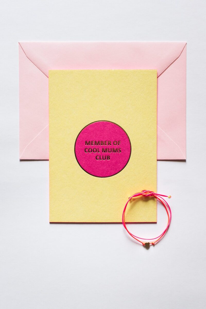 vonrike - KARTE MIT ARMBAND: MEMBER OF COOL MUMS CLUB