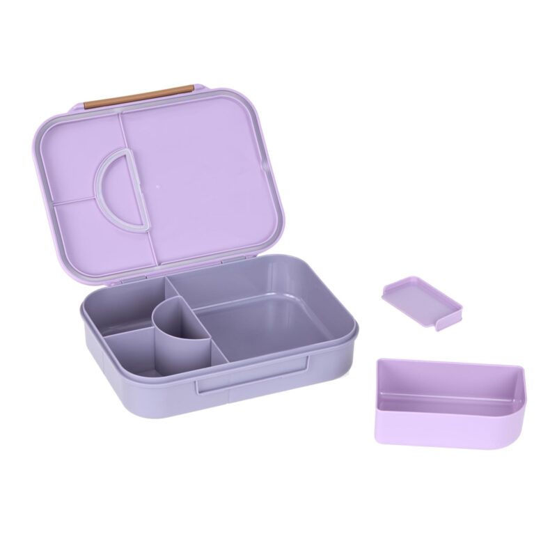 Brotdose "Bento Lunchbox" Little Gang - Herz Lila – Bild 3