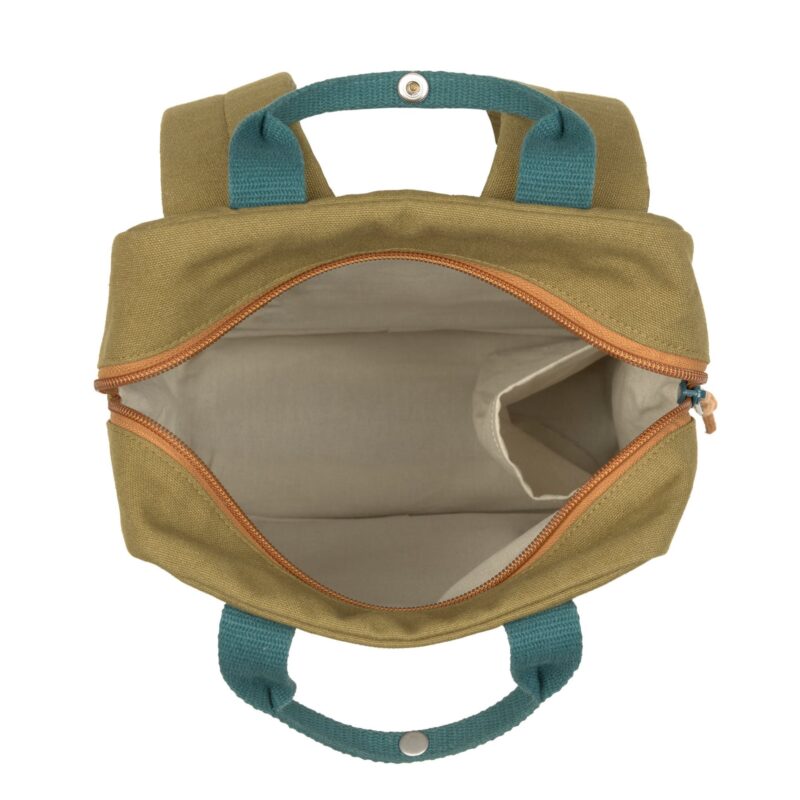 Kindergartenrucksack Square Little One & Me - Small Oliv – Bild 5