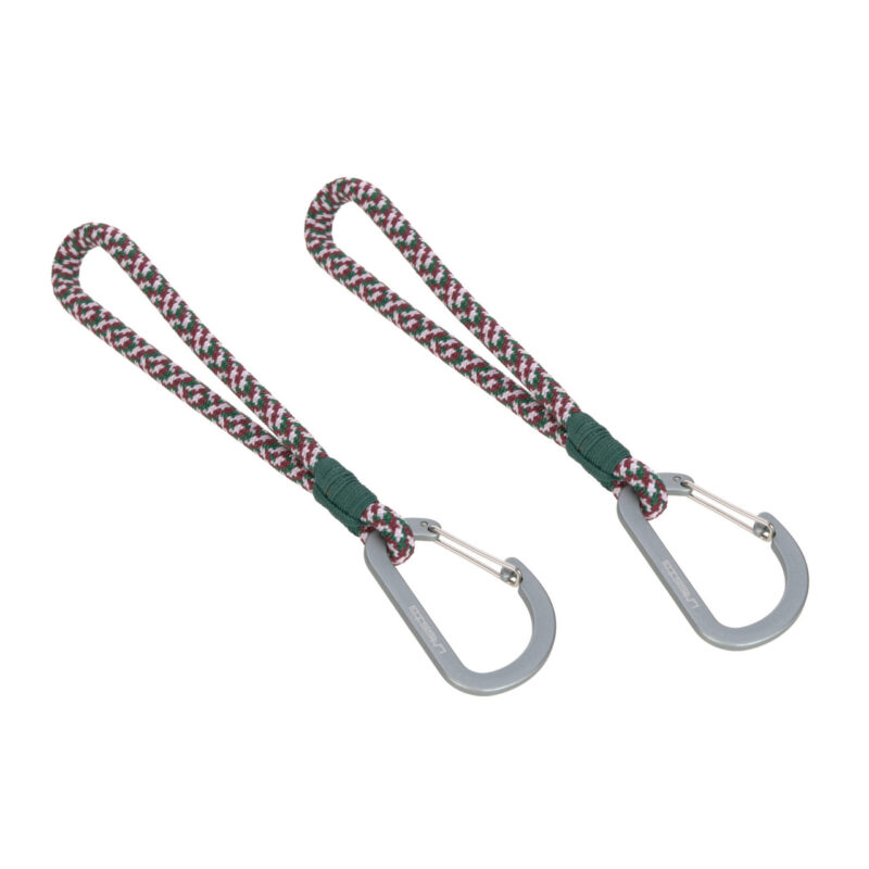 Kinderwagenhaken "Karabiner" im 2er Set - Grün Lila – Bild 4