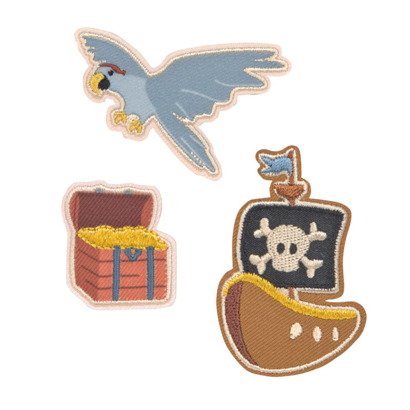 Gewebte Applikation "Stick On" im 3er Set – Pirates – Bild 6