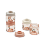 Liewood - Dominique Baby Food Boxes 4-Pack (1232 Peach / Sea shell)