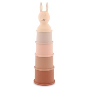 Trixie Baby - Stapelbecher-Set 5-teilig - Mrs. Rabbit