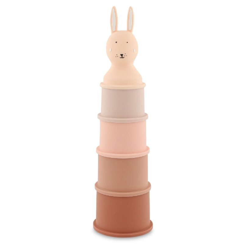 Trixie Baby - Stapelbecher-Set 5-teilig - Mrs. Rabbit