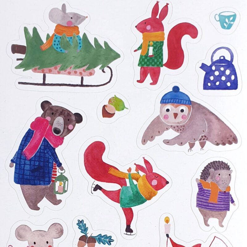 Stickerbogen *Winter & Weihnachten* – Bild 3