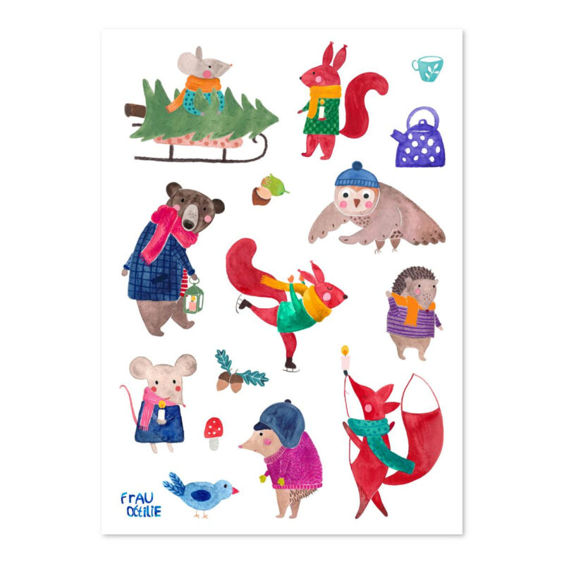 Stickerbogen *Winter & Weihnachten* – Bild 4