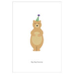 KARTOTEK Copenhagen - Klappkarte Birthday Bear