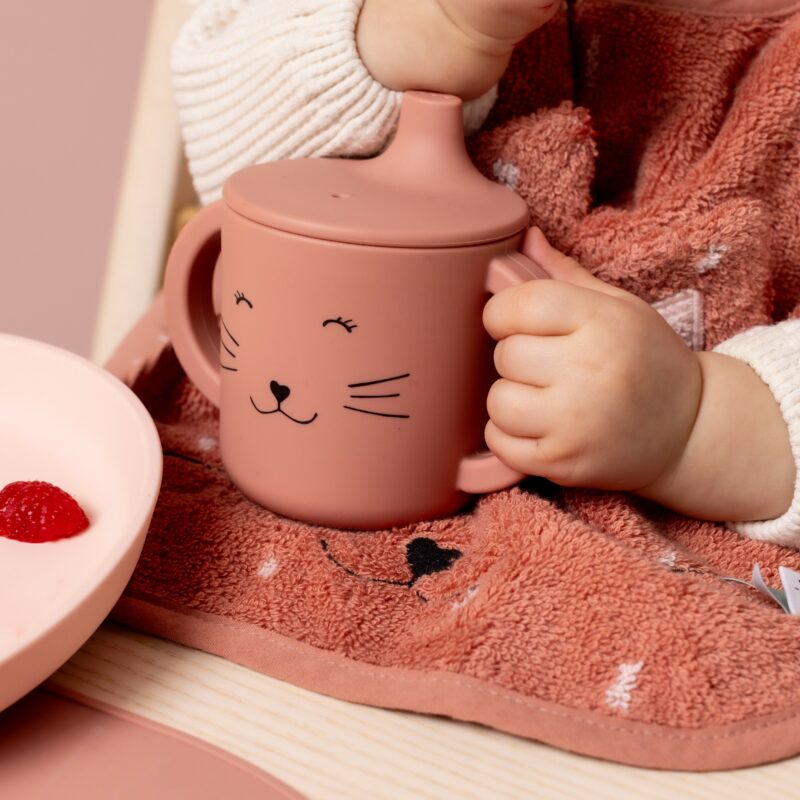Trinklernbecher aus Silikon - Mrs. Cat – Bild 4