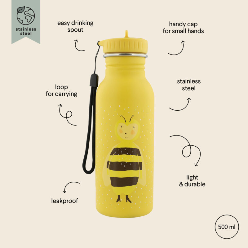 Edelstahltrinkflasche 500ml - Mrs. Bumblebee – Bild 3