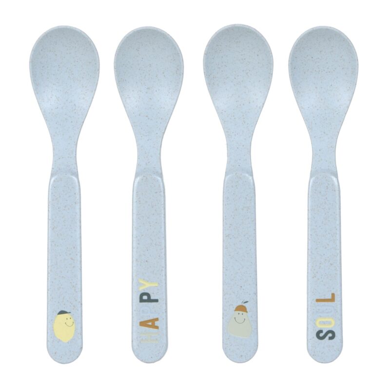 lässig - Spoon Set PP/Cellulose Happy Fruits Lemon