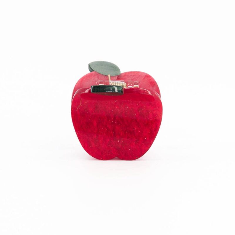 Haarklammer Apfel – Bild 2