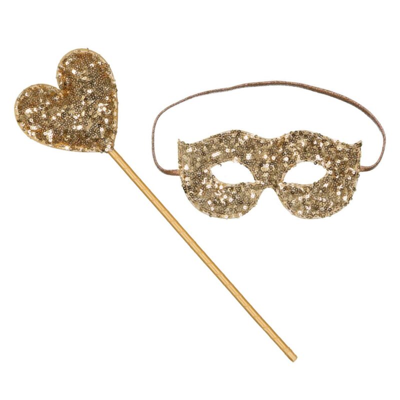 Maske - Goldene Pailletten – Bild 2