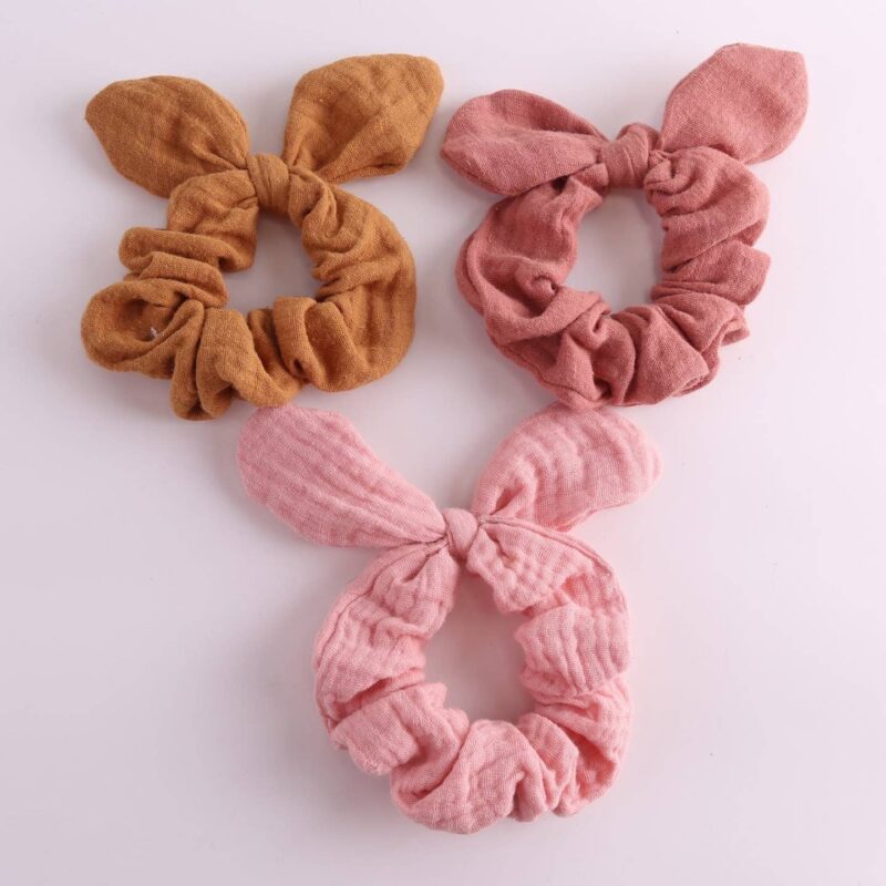 Scrunchie "Chouchou" – Ocker – Bild 3