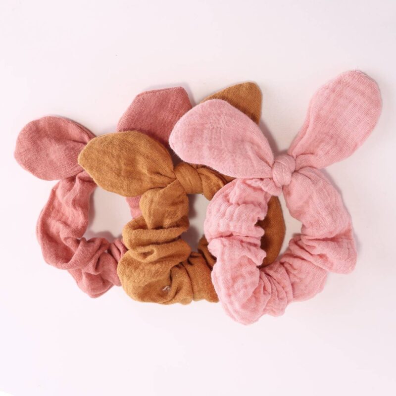 Scrunchie "Chouchou" – Ocker – Bild 4