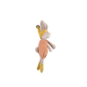 Moulin Roty - Lapins (Kleines Plüschtier Kaninchen rot)