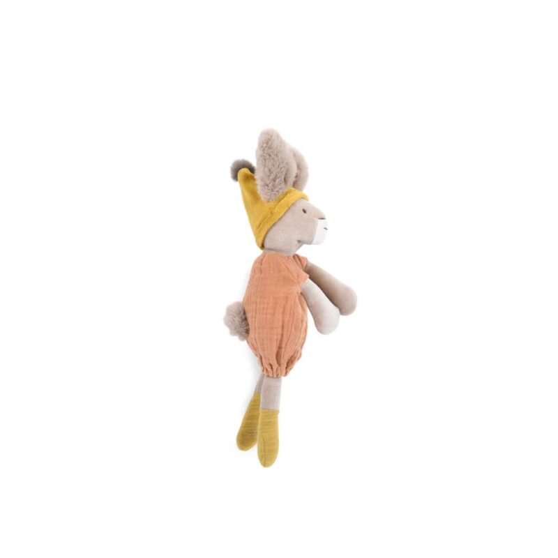 Moulin Roty - Lapins (Kleines Plüschtier Kaninchen rot)