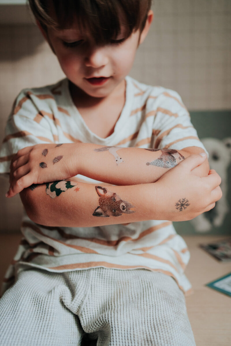 Bio-Tattoos “Fuchs und Eichhörnchen” – Bild 2